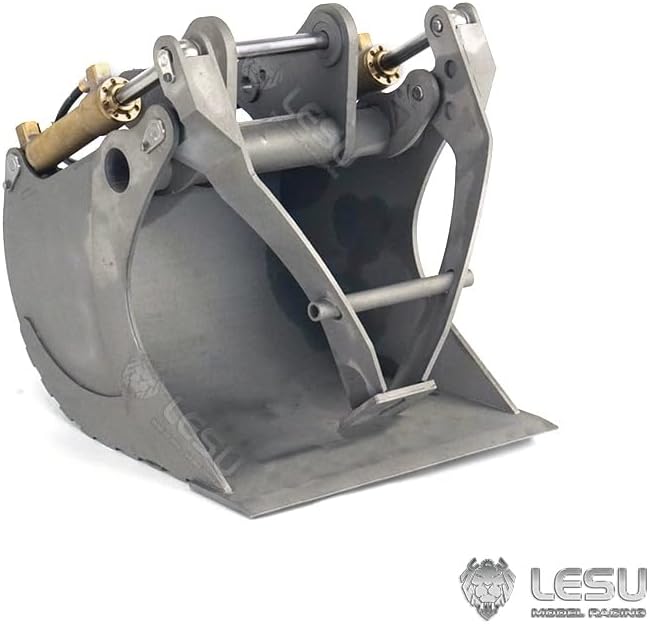 LESU Metal Grab Bucket for 1/14 Carter374 374F Hydraulic RC Excavator Model RC Car Parts