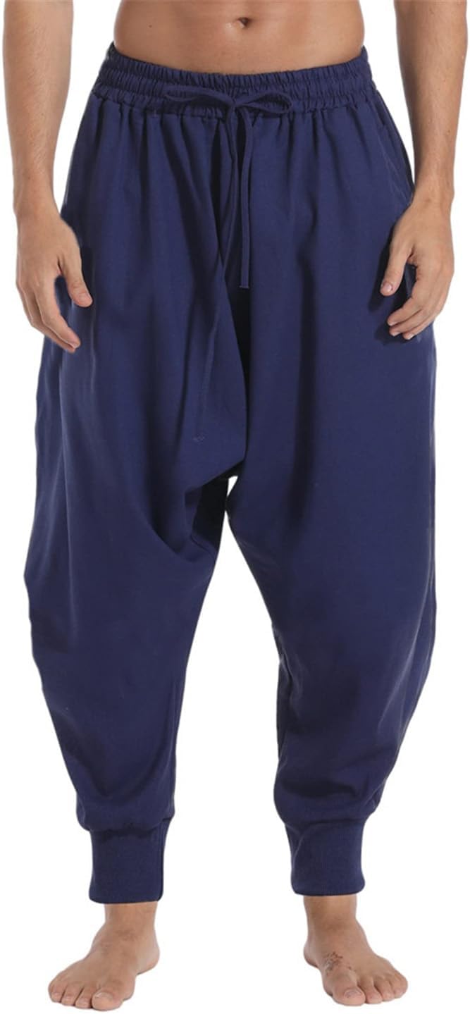 Men Casual Drawstring Yoga Harem Pants
