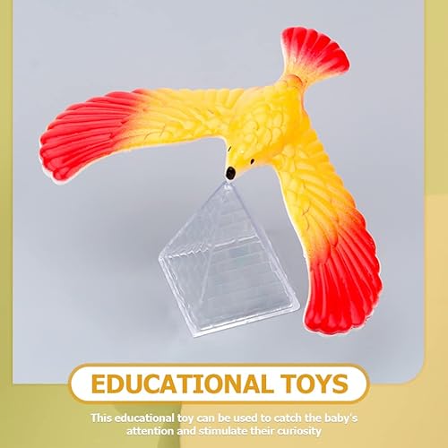 Miniatura 3 de STOBOK Balance Bird Toy 10pcs Niños Educativo Dedo Equilibrio Águilas Gravedad Aprendizaje Ciencia Modelo Escritorio Oficina Decoración