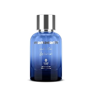 Mamaearth Into The Waves Liquid Eau De Parfum For Men-100 Ml|Made Safe Approved|Premium&Long-Lasting Fragrance|Blend Of Exotic Ingredients|Perfume With Bergamot,Aquatic&Musk Notes|Fresh Scent For Men