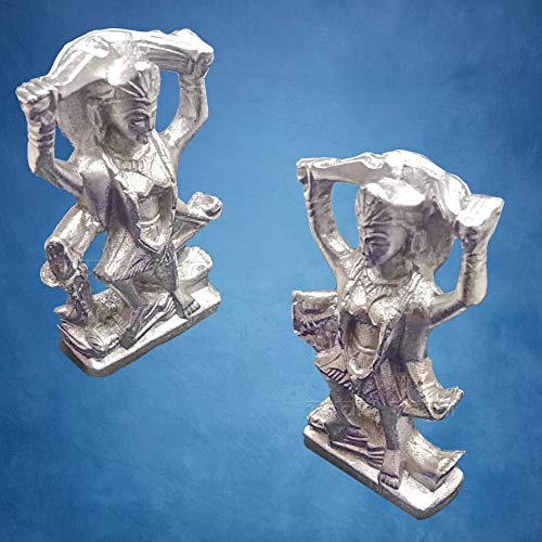 Vedic Vaani Hindu Goddess Mahakali Parad Mercury Statue Figurine With Kali Agarbatti Incense Stick #TOP1