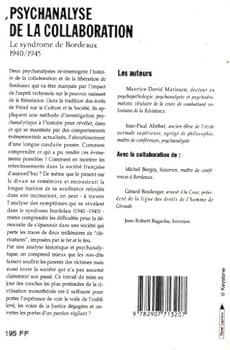 Paperback Psychanalyse de la collaboration Book