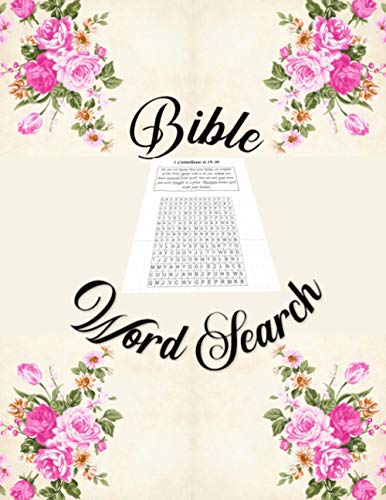 Bible word search: Bible verses puzzle book. Perfect religious gift for anyone who loves brain twisters!