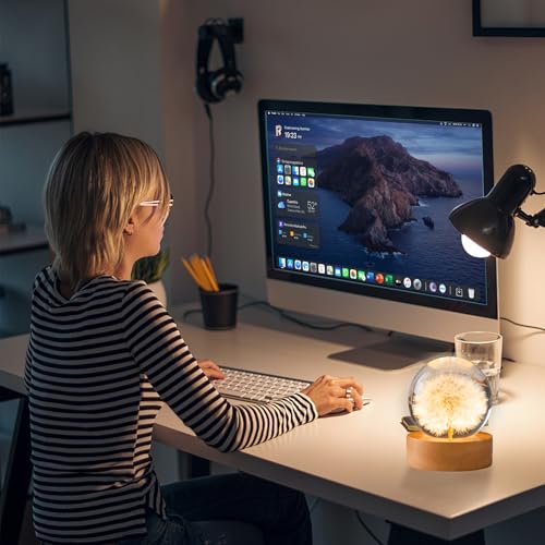 6 Stück LED Holzsockel, 3 Rund + 3 Rechteck Holzbeleuchtung Einstellbar Holz LED Lichtsockel, 3 Farben Holz Leuchten Ständer USB led-lichter sockel für Kristallkugeln, Glas, Schmuck, Acryl und Harz