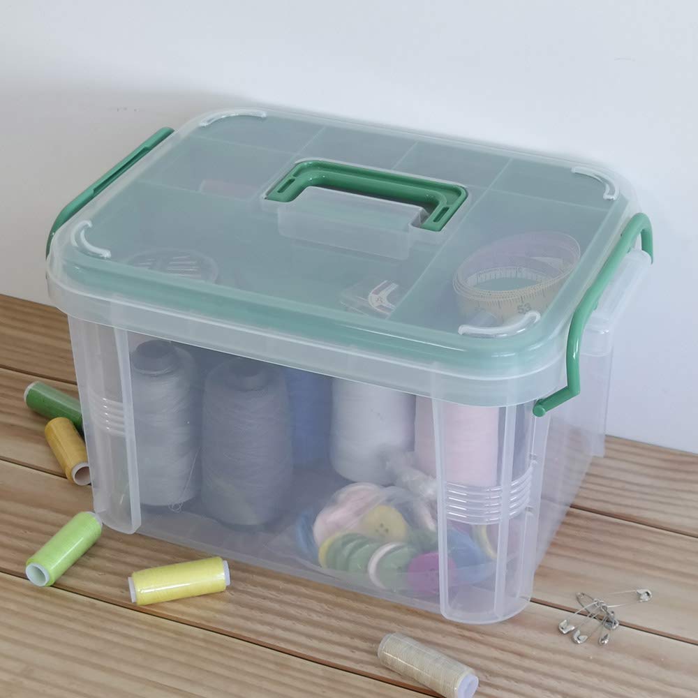 Cassetta di Pronto Soccorsoper la Casa, Trasparente Plastica Cassetta