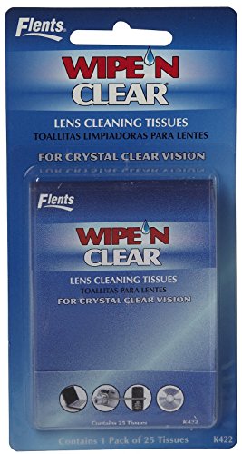 Flents Wipe  n Clear Lens Cleaning Tissues-25 ct