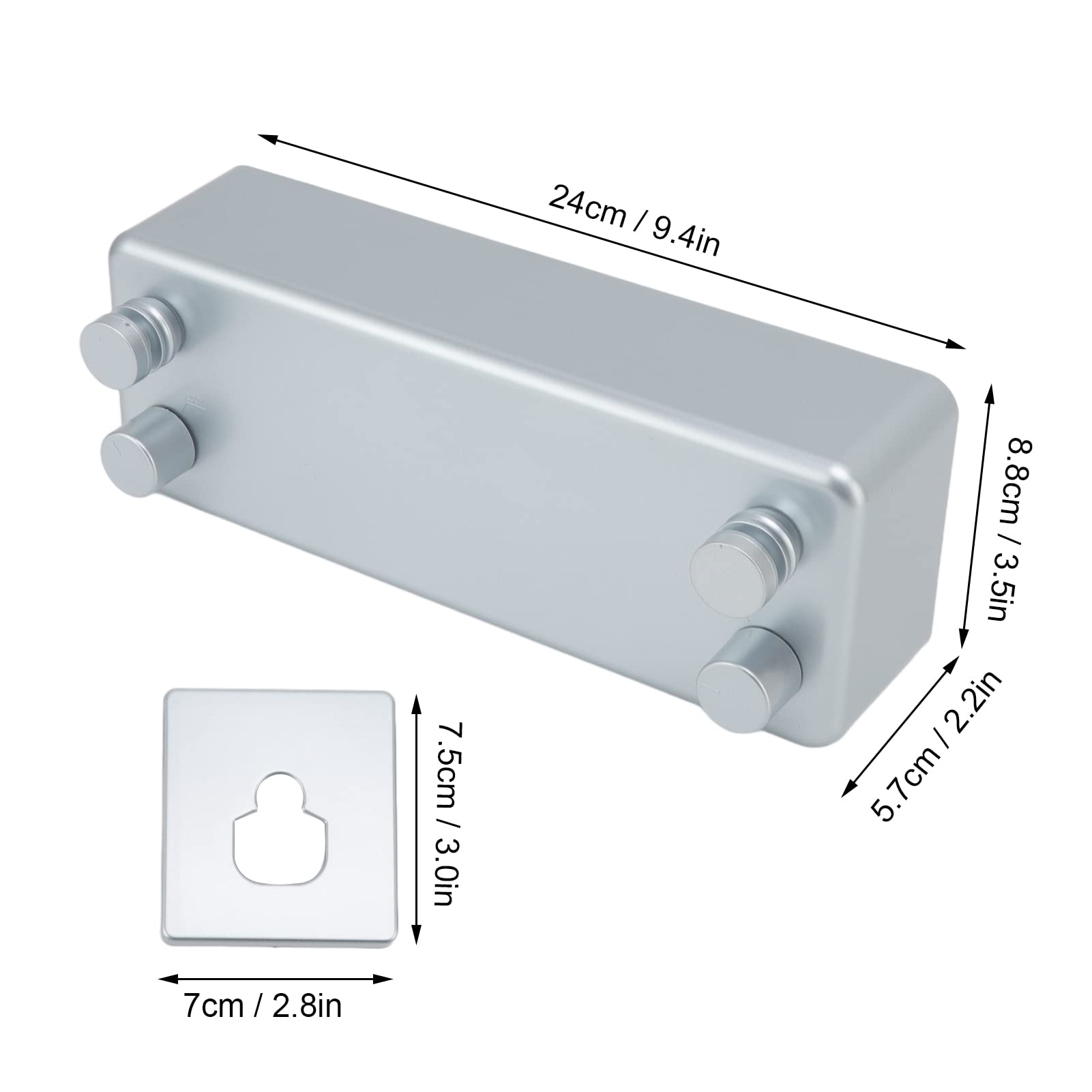 Stendibiancheria Retrattile Da 4,6 M - Anti-cedimento, Per Interni/Esterni, Acciaio Inox, Grigio - Foto 9