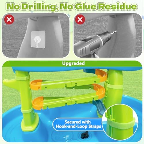 Water Slide Toys for Step2 Rain Showers Water Table Accessories for Kids - 2