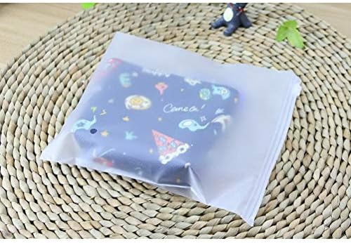 nuoshen 10 Piece Zip lock Seal Clothes Bags, Travel Space Saver Storage Bags Waterproof Plastic Luggage Organiser Pouch for Clothes