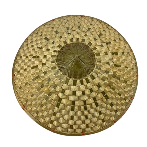 ZEPFJHE Natural Straw Straw Hat Weather Resistant Great For Long Wear In Fields Or At Theme Parties Cosplay Traditional Farmer Lightweight Fishing Hat