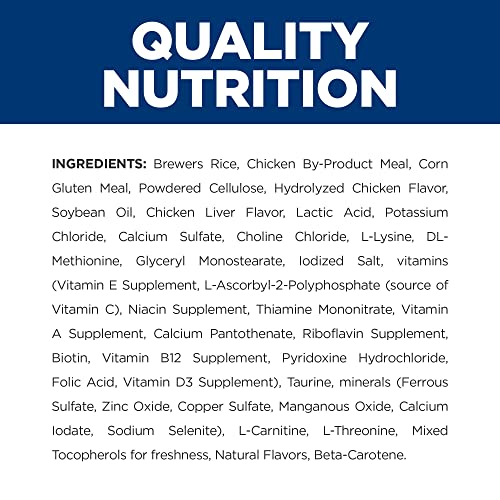 Hill's Prescription Diet R/D Weight Reduction Chicken Flavor Dry Cat Food, Veterinary Diet, 8.5 Lb. Bag #TOP5