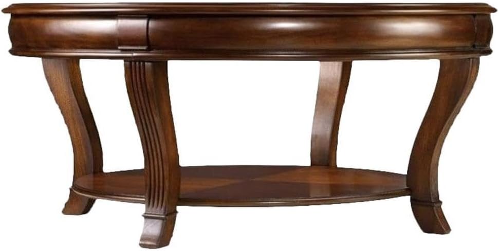 Hooker Furniture Brookhaven Round Cocktail Table in Clear Cherry