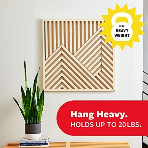 Command XL Picture Hanging Strips, Black, 10 Pairs of X-Large Adhesive Strips - For Heavyweight Items - Holds up to 9 kg - Damage Free Hanging