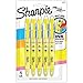 Sharpie 24527PP Accent Sharpie Pen-Style Highlighter, Yellow, 5-Pack