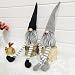 Uheng 2PCS Handmade Santa Tomte Gnome, Plush Figurines Toy Christmas Tree Hanging Decorations, Winter Table Holiday Ornament 18 Inches