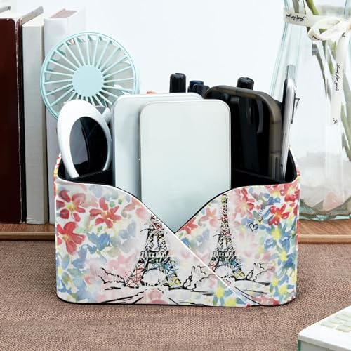 Fournitures de bureau Paris en aquarelle, le cadeau idéal avec porte-crayons chic - 7