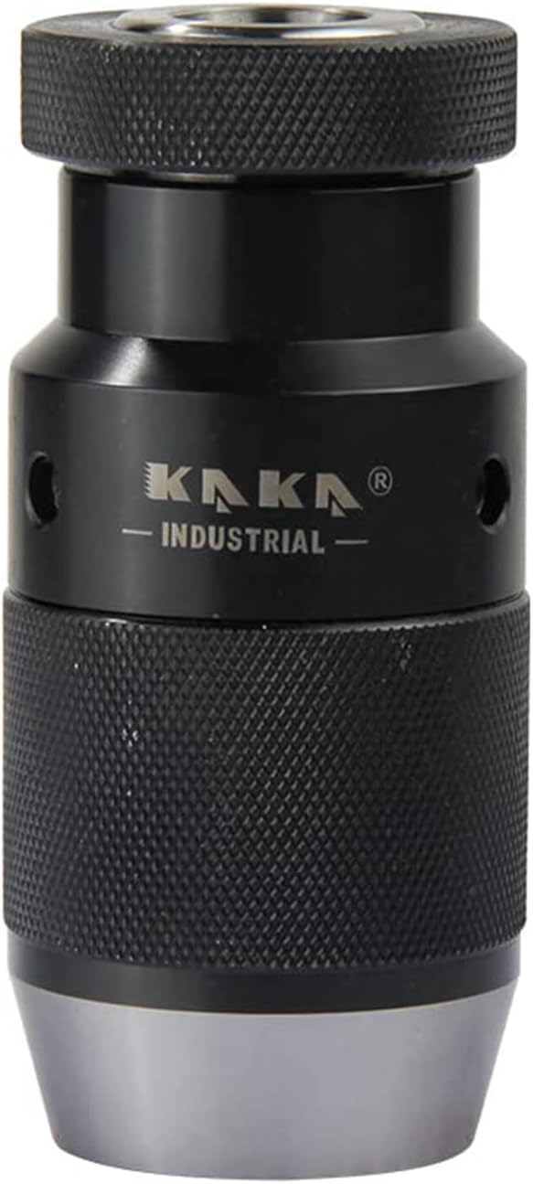 KAKA INDUSTRIAL Heavy Duty Keyless Drill Chuck, Jacobs Taper Stock (HPJ0210(1/32-3/8-JT2))