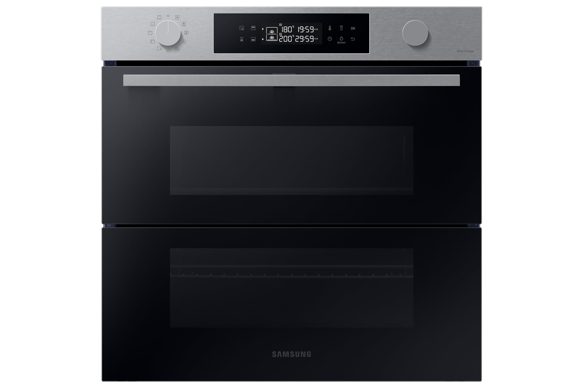 SAMSUNG Four encastrable pyrolyse NV7B45305AS dual cook flex,76 litres, wifi