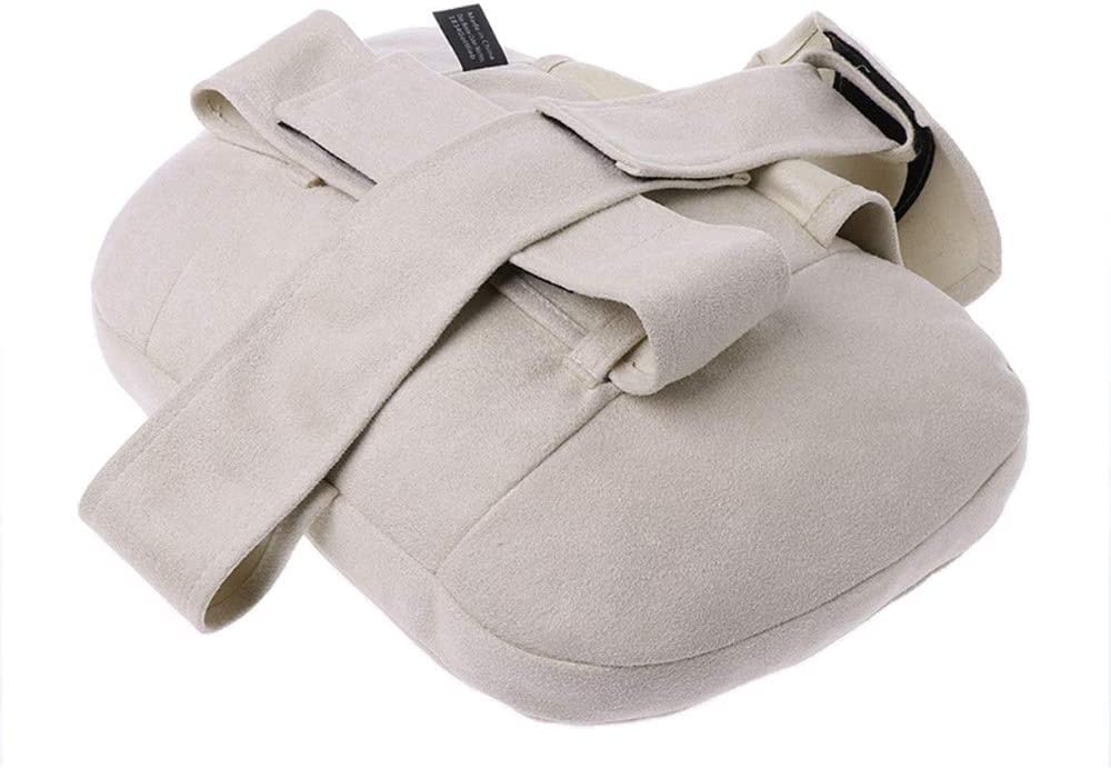 Cuscino Cervicale Auto Lunda In Pelle Nappa – Per Mercedes Classe S – Beige – Ergonomico – 25x17 Cm - 3