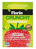 REV-Dried Strawberry Fruit Crisps, Healthy on-the-go Snack, 1.5 Ounce Resealable Bag, Real Crunchy, 100% All Natural, No Sugar Added, Non GMO, Gluten Free, Vegan, Low Carb