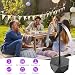 PIMAG Fly Fans for Tables, Fly Repellent Fan Outdoor Indoor Keep Flies Away, Fly Repellent Fans for Tables with Holographic Blades for Picnic, Party, Restaurant, Kitchen, and BBQ, 4 Pack Black