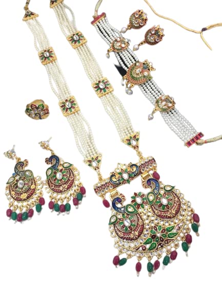 PRIMECTRLA FAB Princess Elegant Jewellery Sets (RAJWADI HAR, RAJWADI HAR COMBO 3) (B0BMLMGP87) Amazon Price History, Amazon Price Tracker