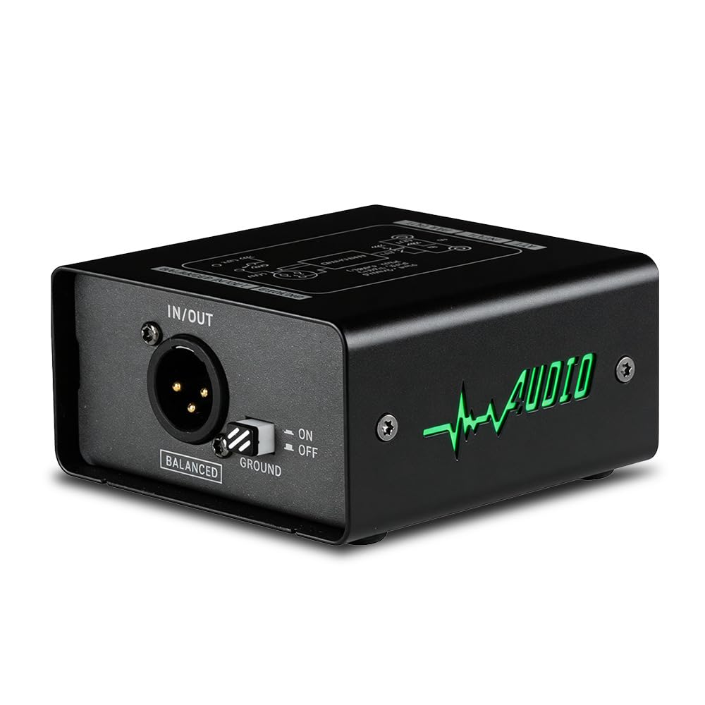 Isolatori acustici con 3 livelli di guadagno regolabili ad alta precisione per corrente e in mixer e chitarre elettriche processore segnali audio auto