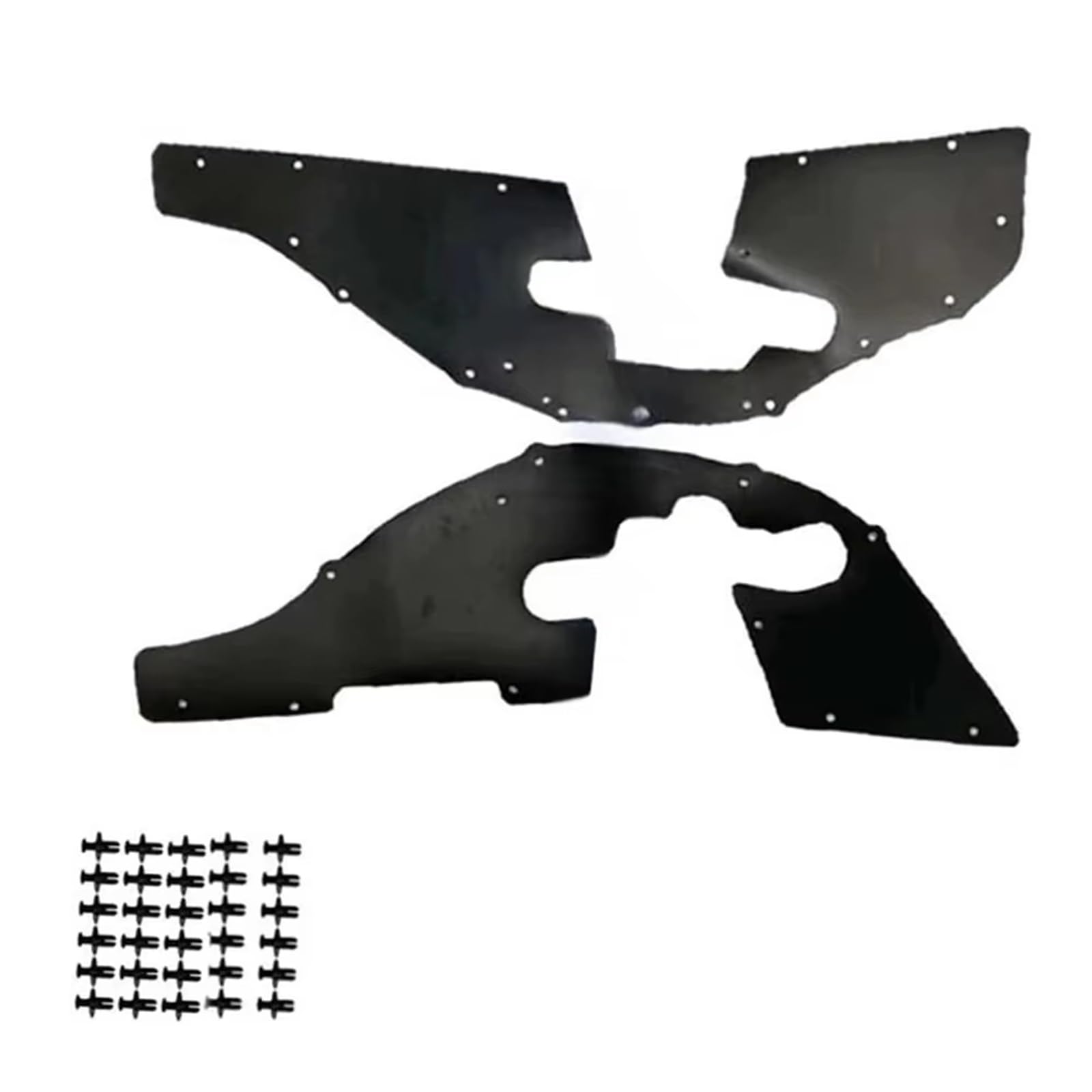 Guardabarros para Toyota FJ Cruiser 2007-2010 resistente con protector de goma 7