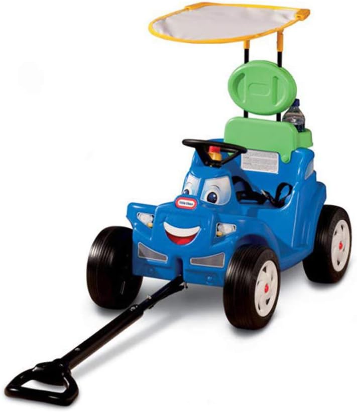 Little Tikes Deluxe 2-in-1 Cozy Roadster Colorful, 45.50''L x 17.00''W x 37.75''H