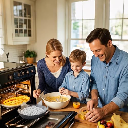 Phenanive 0.83LB Ceramic Pie Weights for Baking, Premium Natural Baking Beans,Reusable Ceramic Stoneware Suitable for Various Pies and Pastries