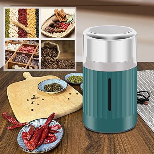 Fungzou Coffee Grinder Electric Spice Grinders For Nuts Herbs Coffee Beans, Portable Mini Grain Mill With Stainless Steel Blade And Small Brush (Black) #TOP1