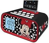 Minnie Mouse Dual Alarm Clock Speaker System, DM-M23