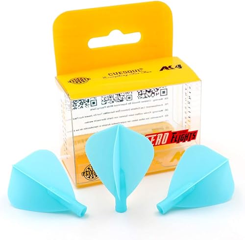 Black Scorpion CUESOUL TERO AK4 - Vuelos de dardos con 7 colores, juego de 3 piezas (azul)