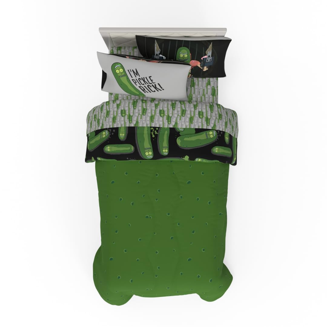 Amazon.com: Rick & Morty 5 Piece Super Soft Cozy Reversible