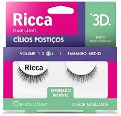 RICCA CÍLIOS 3D VOL. 03 MÉDIO - 406