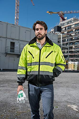 Foto von Korntex Hi-Vis Pilotenjacke Arbeitsjacke Wasserdicht Winddicht Orange - L
