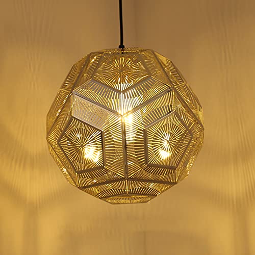 Lustre à boule de radar nordique pour plafonds hauts avec câble ajustable - 7