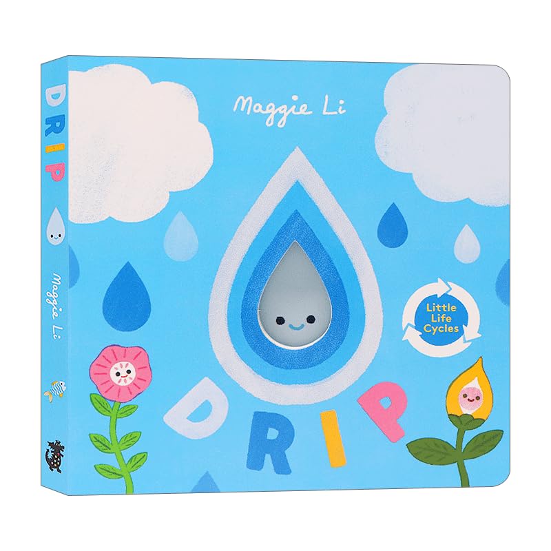 Little Life Cycles Drip, Children's aged 3 4 5 6 English Picture Book, Board Book 9781787418479