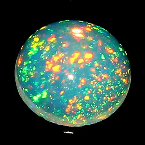 5 MM Top A++ Quality Natural Ethiopian Welo Fire Opal Round Shape Cabochon Calibrated