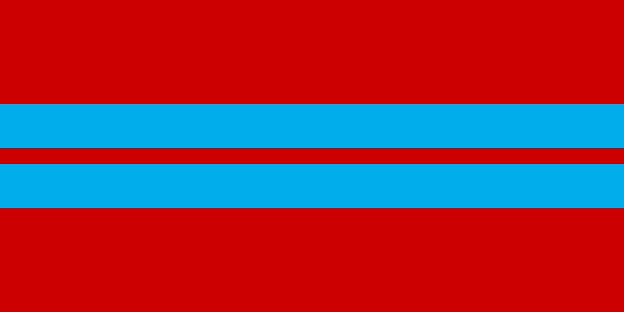 Grand drapeau RSS Turkmène 1953-1991 aux finitions renforcées