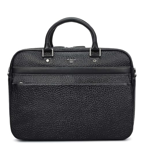 Image of Da Milano Leather Laptop Bag for Men & for Women - Fits Upto 15 inch Laptop (6166D)