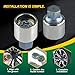 #E/805 for Audi Wheel Locking nut Key Compatible with Audi A3 A4 A5 A6 A8 Q3 Q5 Q7 Wheel Lock Key,Anti-Theft Lug Nut Removal Tool