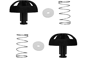 2-Pack Replacement Coffee Maker Spring-Loaded Stopper Kits (Fits Mr. Coffee Hamilton)