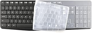 Joycare MK235 Keyboard Cover for Logitech K235 MK235 K315 MK315 K375S Silicone Protector Skin Case - Clear