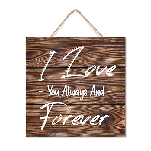 Idée cadeau motivante avec cette plaque en bois romantique de 40 cm