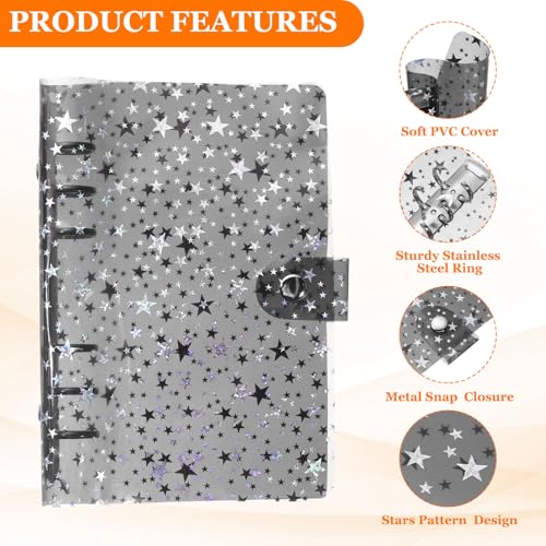 Carnet de notes A6 PATIKIL étanche en PVC pour protéger vos feuilles mobiles - 3