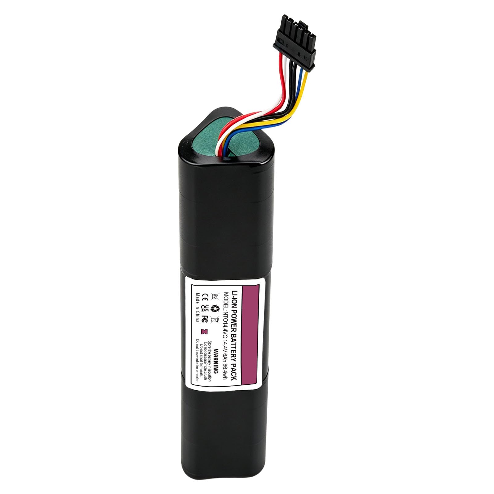 14,4V 6000mAh Li-Ionen Ersatzakku für Neato Robotics Botvac D3 D4 D5 D6 D7 Connected D3+ D5+ D301 D303 D502 D503 D701 D702 D703 Saugroboter, ersetzt 945-0225 945-0266 205-0011 205-0013 205-0028