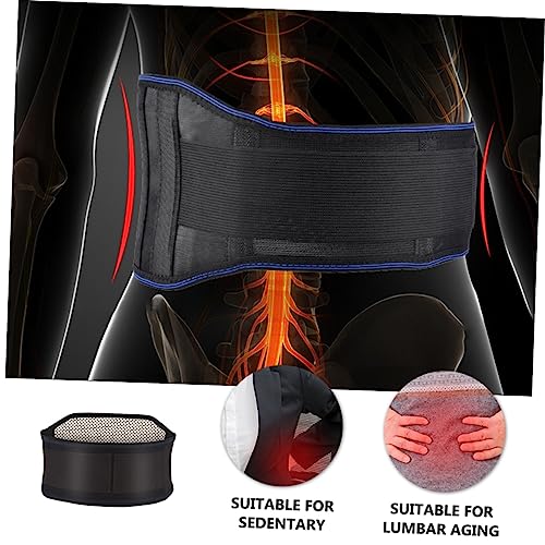 Faja térmica lumbar auto-calentable talla 100X10X1cm negro miniatura 3