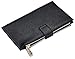Travelambo Womens Walllet RFID Blocking Bifold Multi Card Case Wallet with Zipper Pocket Crosshatch (Black 4001)