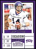 2017 Panini Contenders Draft Picks Season Ticket #8 Andy Dalton TCU Horned Frogs Collegiate Football Card